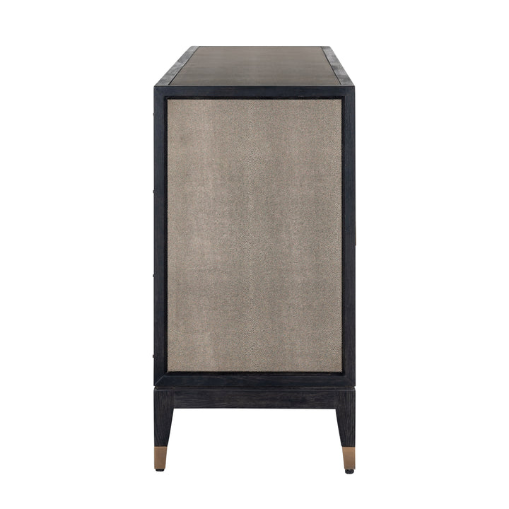 Dressoir Bloomville brass shagreen
