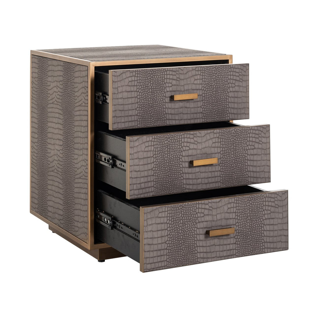 Nachtkastje Classio brushed gold