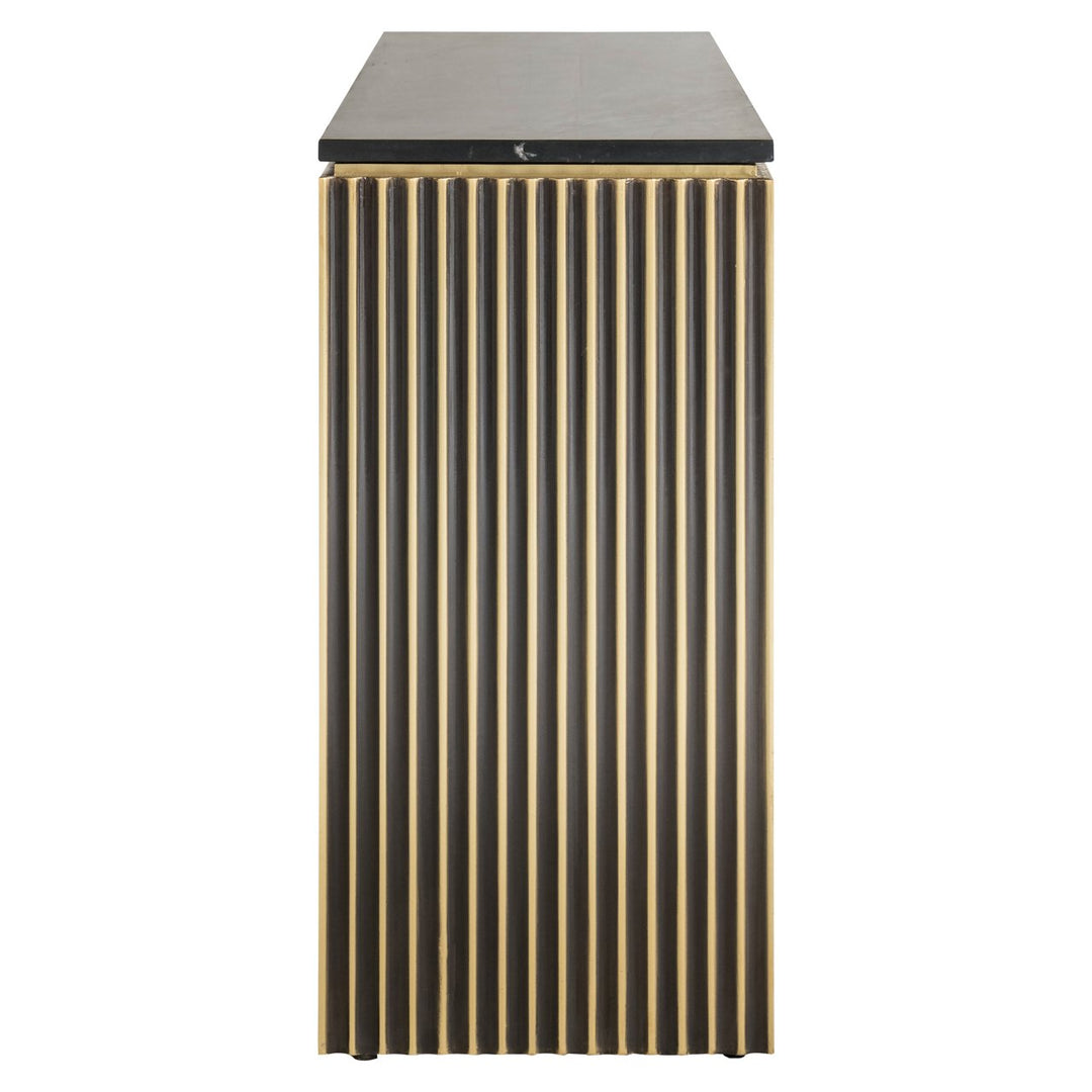 Dressoir Les Arcs brushed gold