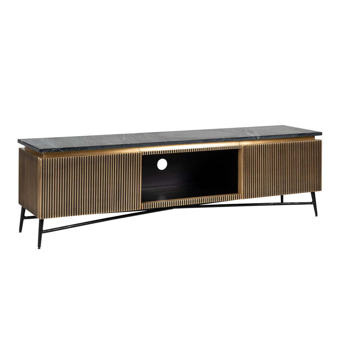 TV-meubel Ironville gold 2-doors