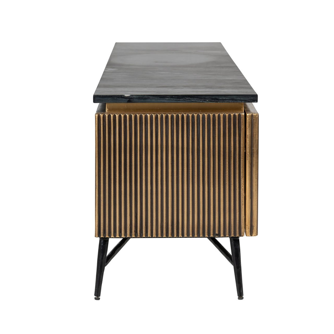 TV-meubel Ironville gold 2-doors