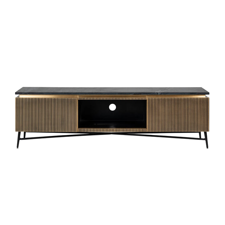 TV-meubel Ironville gold 2-doors