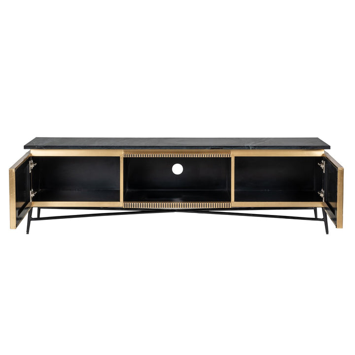 TV-meubel Ironville gold 2-doors