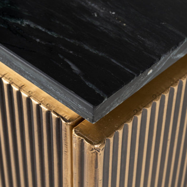 TV-meubel Ironville gold 2-doors