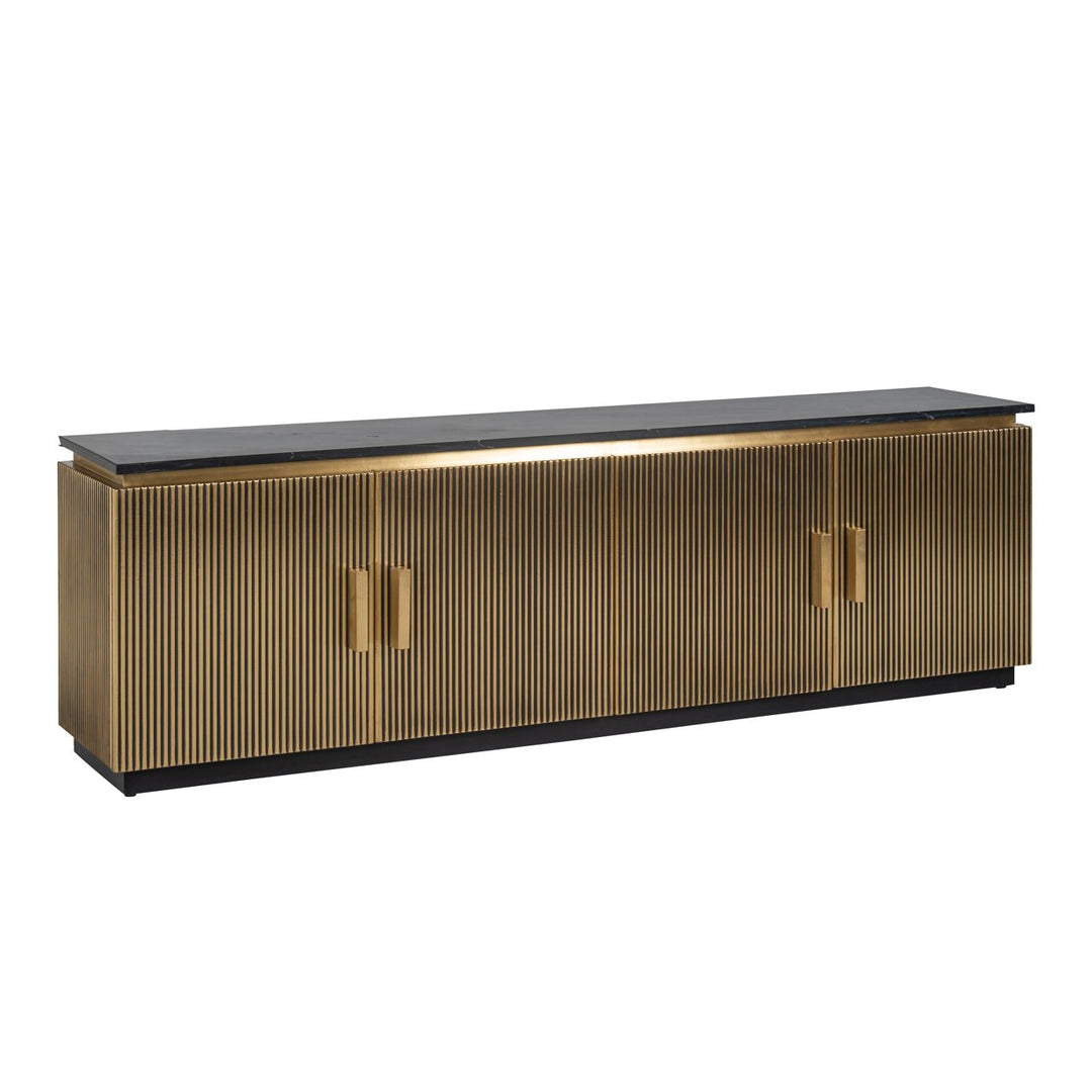 TV-meubel Ironville gold 4-doors