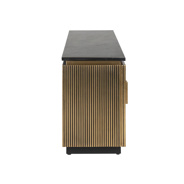 TV-meubel Ironville gold 4-doors