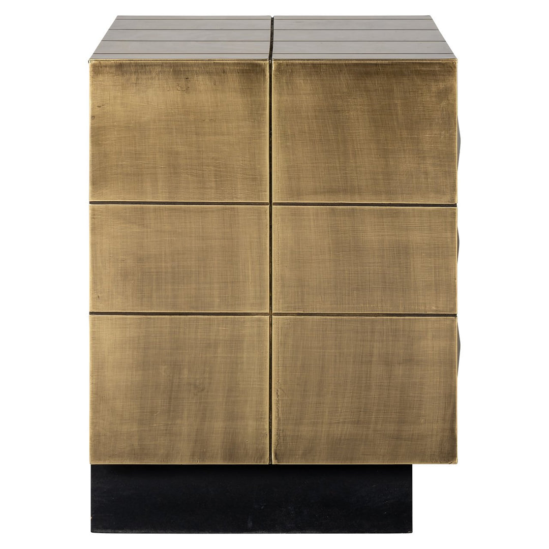Nachtkastje Collada brushed gold