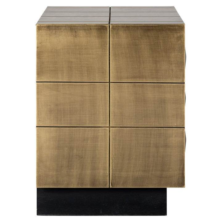 Nachtkastje Collada brushed gold