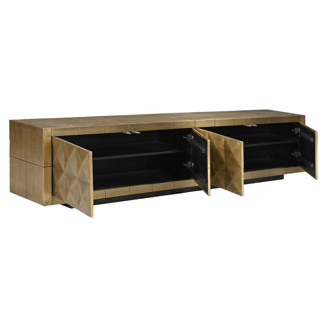TV-meubel Collada brushed gold