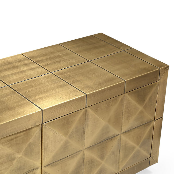 TV-meubel Collada brushed gold