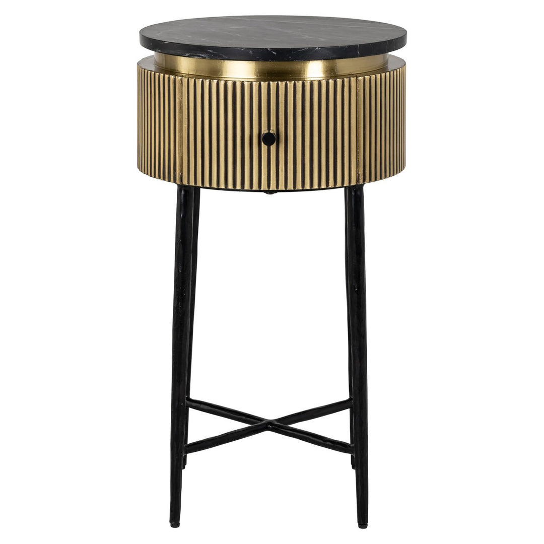 Bijzettafel Ironville gold