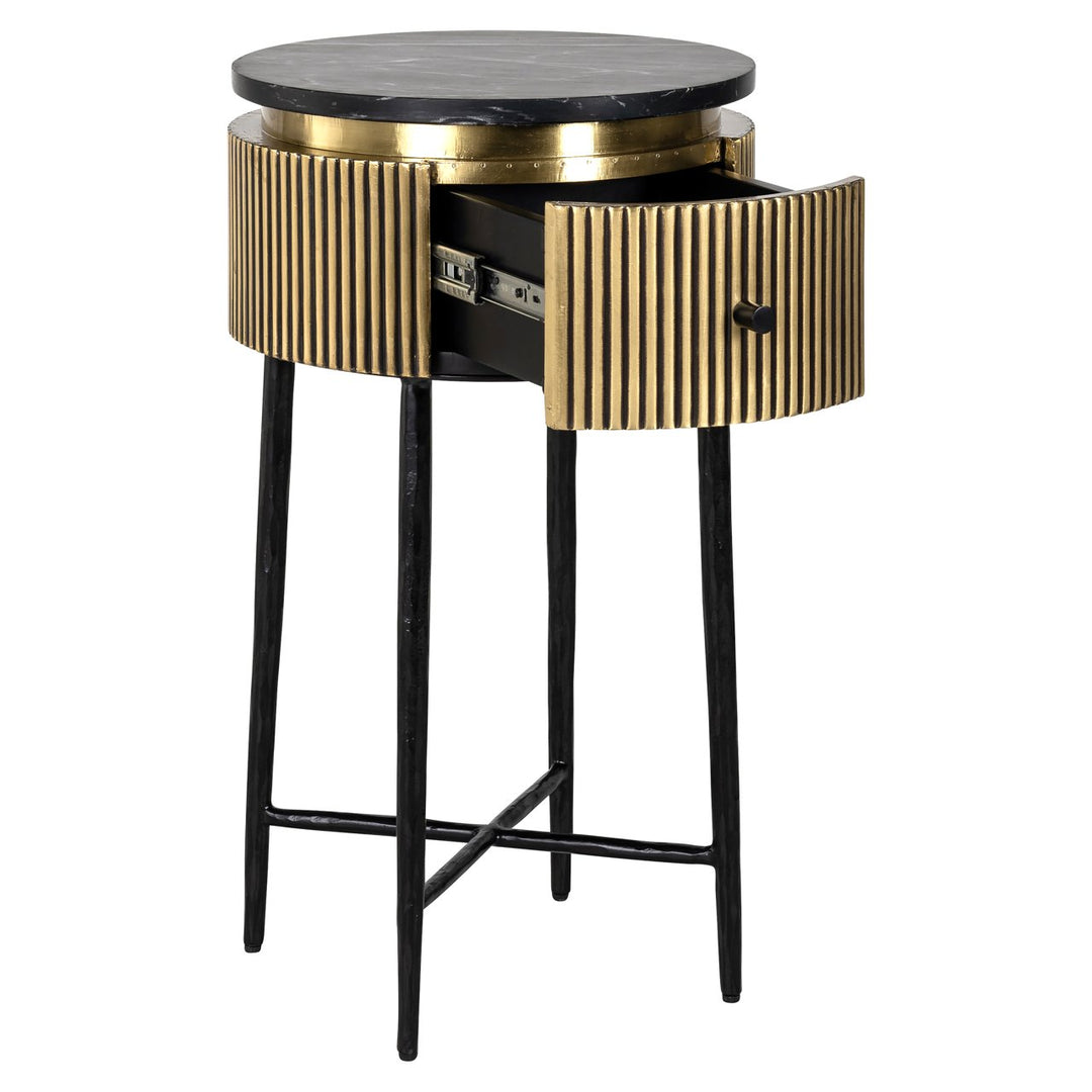 Bijzettafel Ironville gold