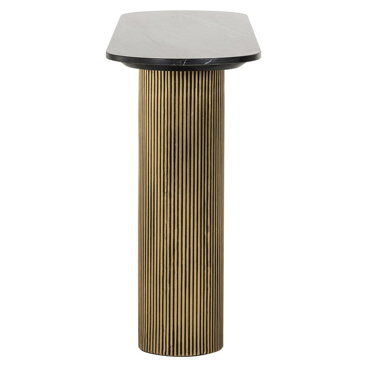 Console Dayton black/gold