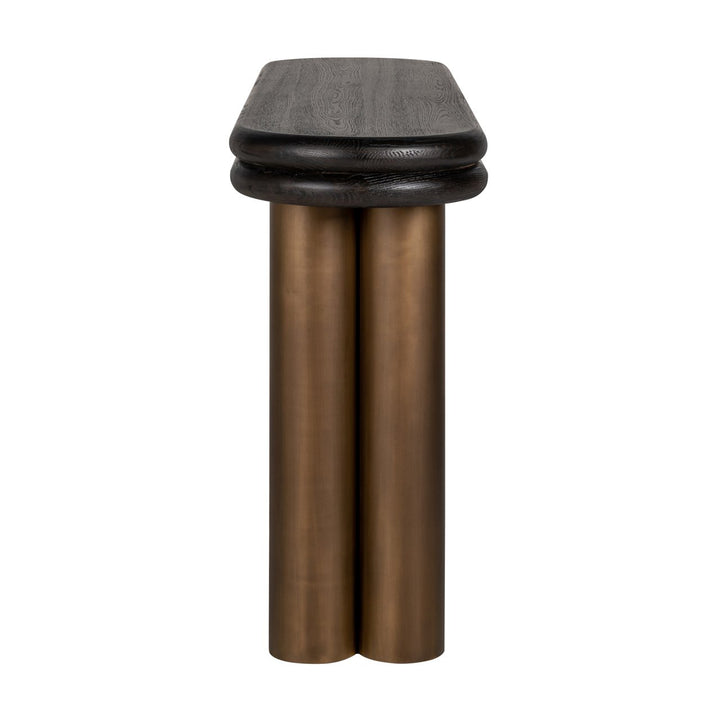 Console Macaron black rustic