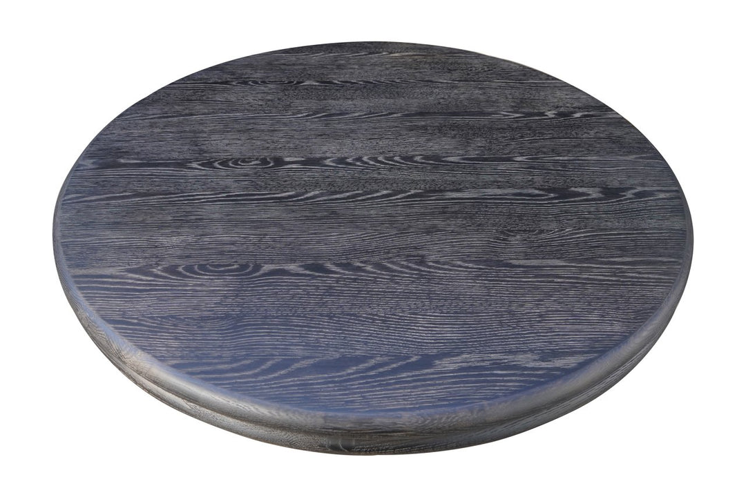 Eettafel Macaron black rustic 130Ø