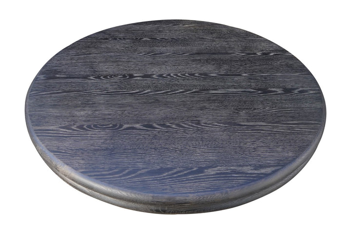 Eettafel Macaron black rustic 130Ø