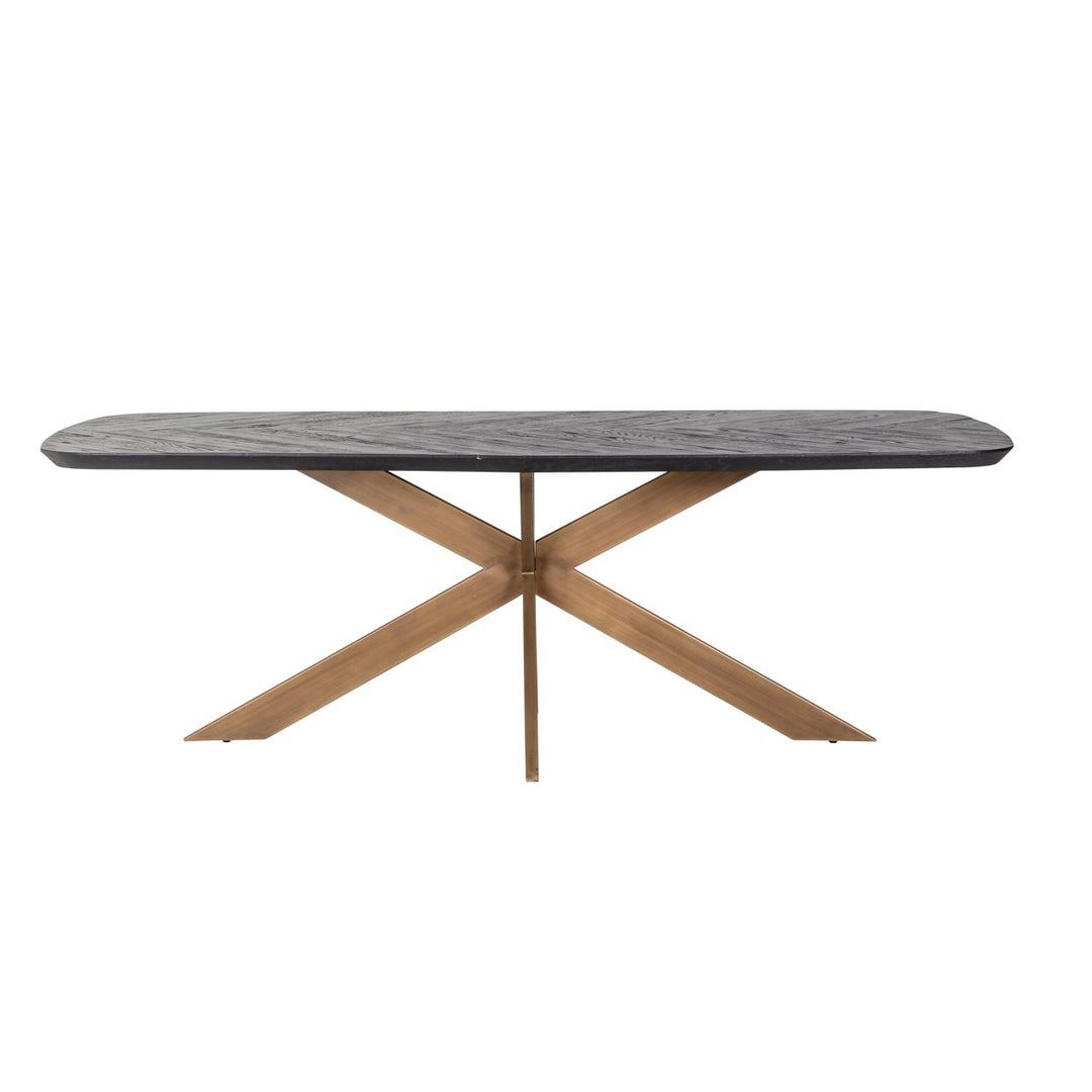 Eettafel Hayley dark coffee 230