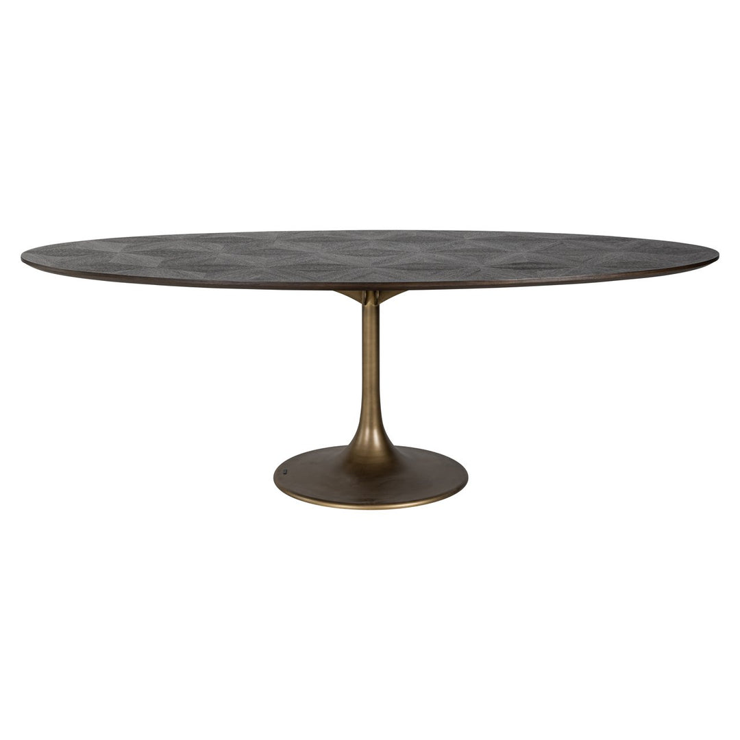 Eettafel Luxor brown oval 230