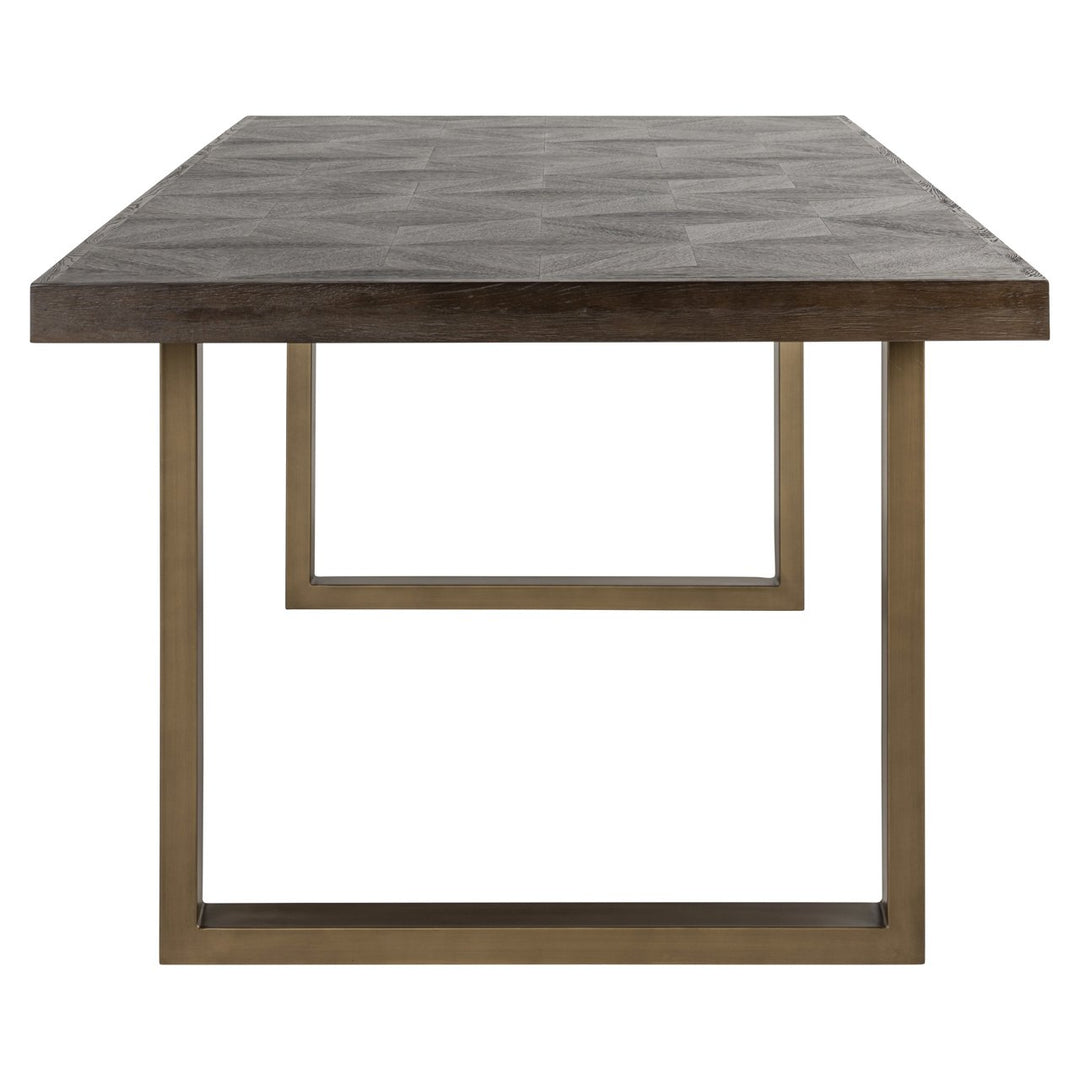 Eettafel Luxor brown diamond 230