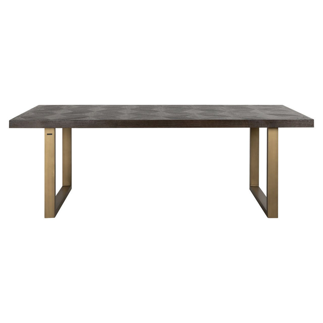 Eettafel Luxor brown diamond 230