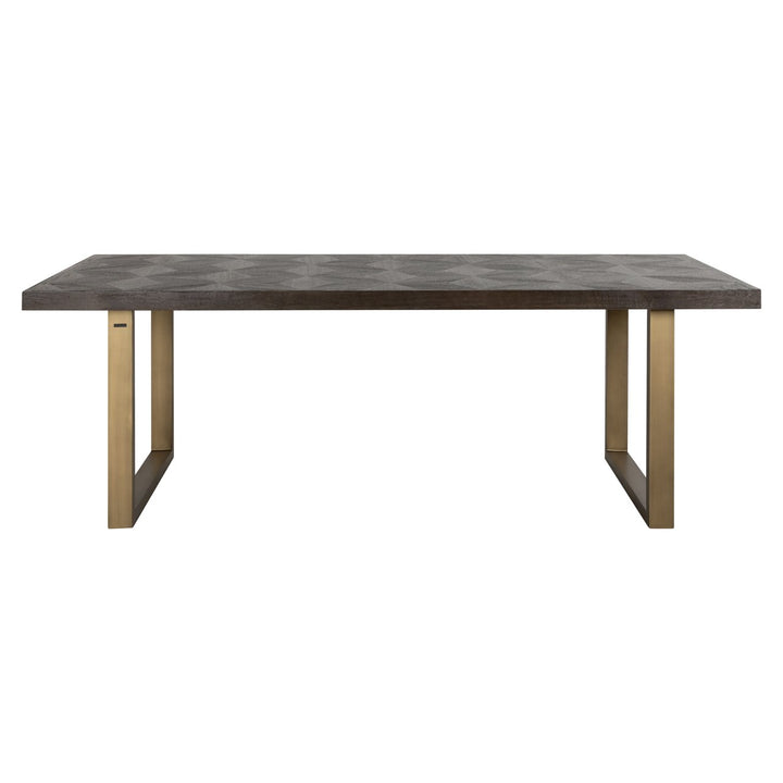 Eettafel Luxor brown diamond 230