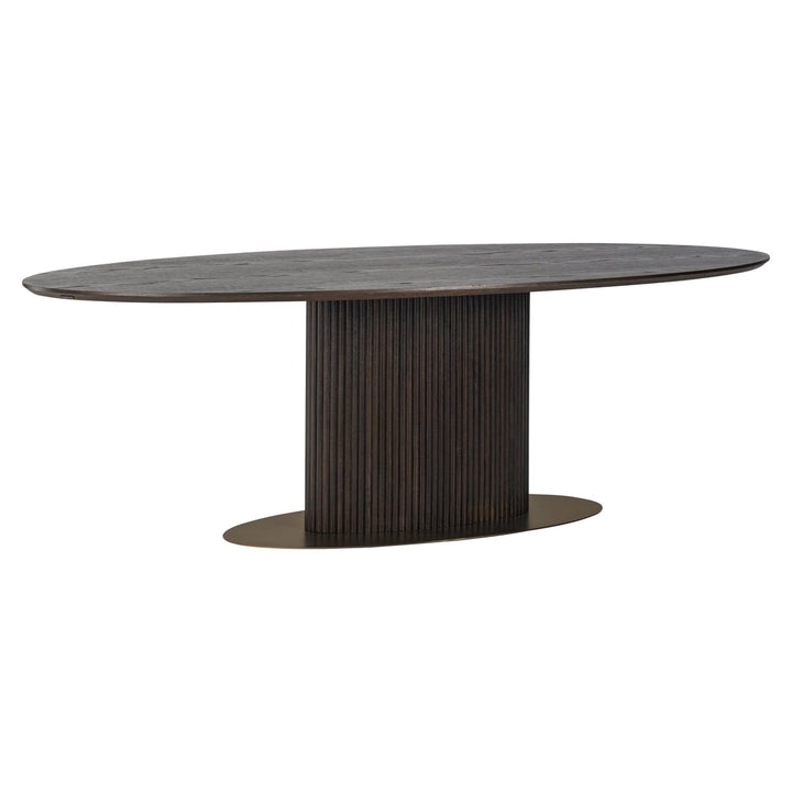 Eettafel Luxor brown oval 235