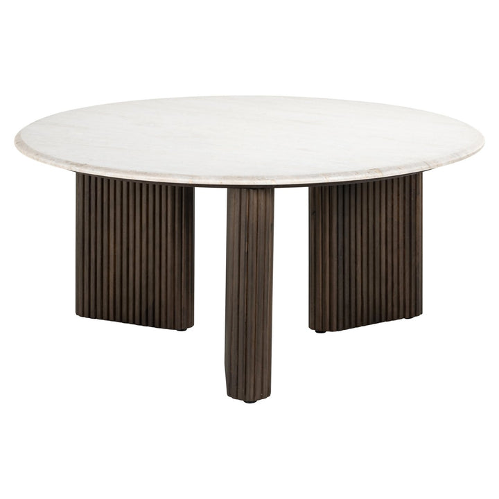 Salontafel Mayfield brown 90Ø