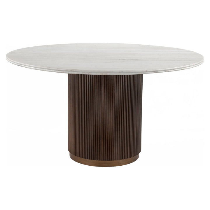 Eettafel Mayfield brown 140Ø