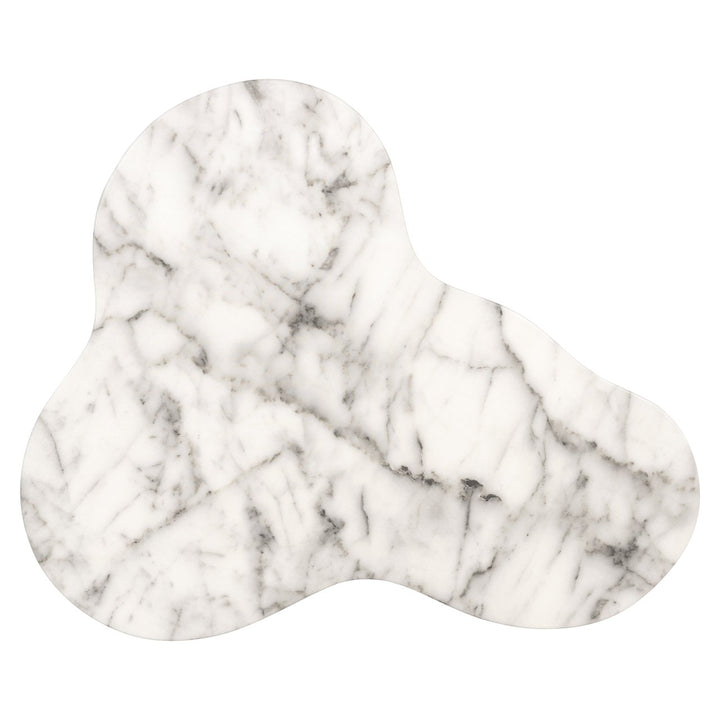 Outdoor bijzettafel Rockyard white marble look