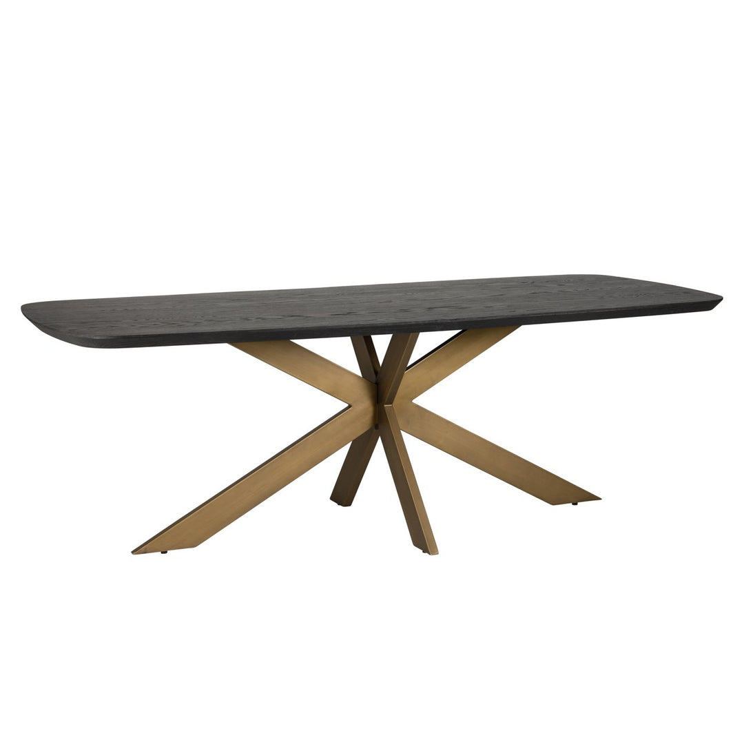 Eettafel Cambon dark coffee danish oval 230