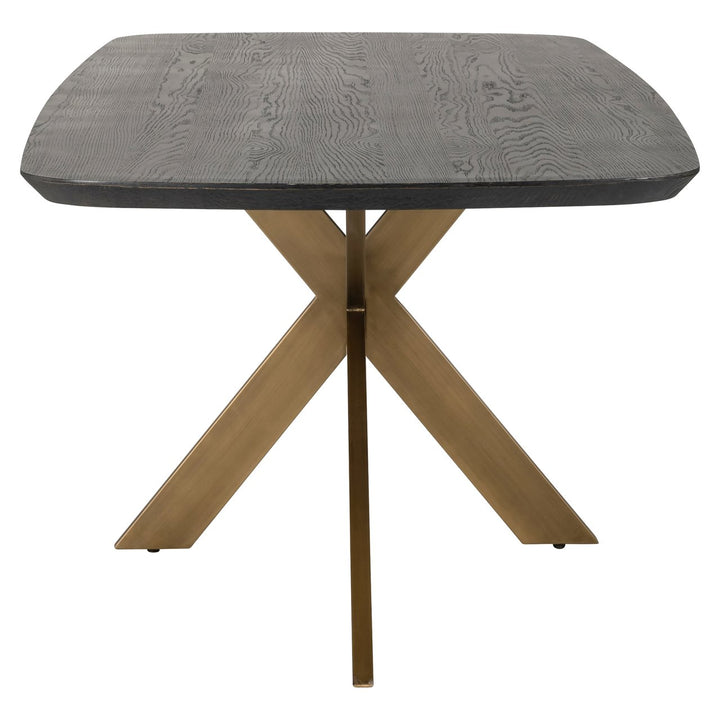 Eettafel Cambon dark coffee danish oval 230