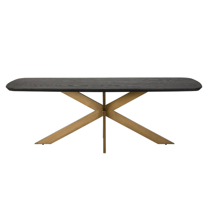 Eettafel Cambon dark coffee danish oval 230