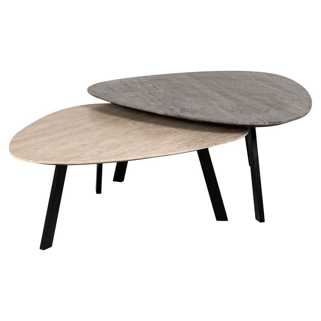 Salontafel Spencer beige (Set of 2)