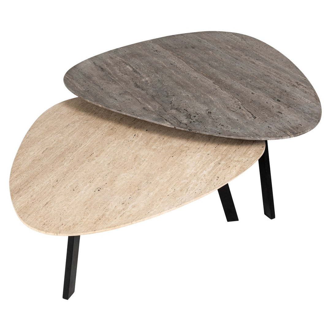 Salontafel Spencer beige (Set of 2)