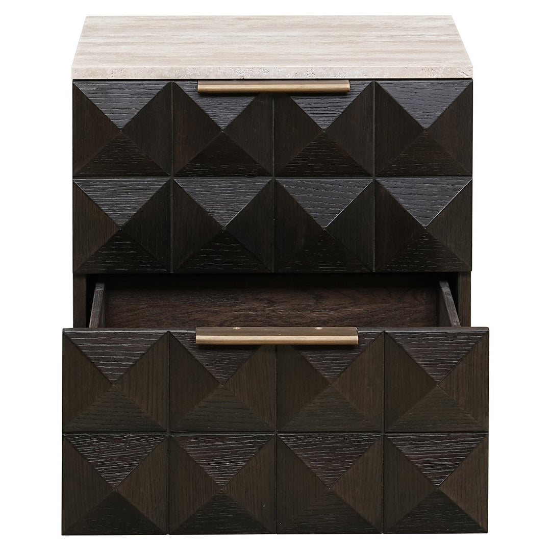 Nachtkastje Claremont brown