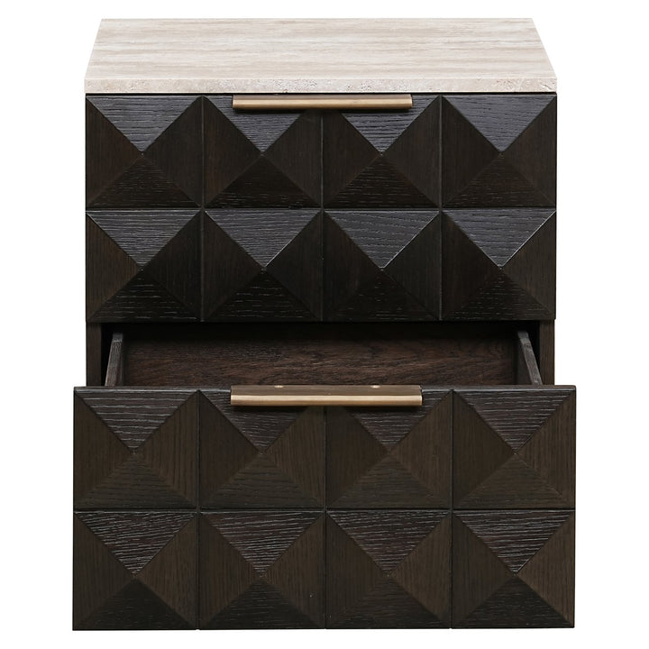 Nachtkastje Claremont brown