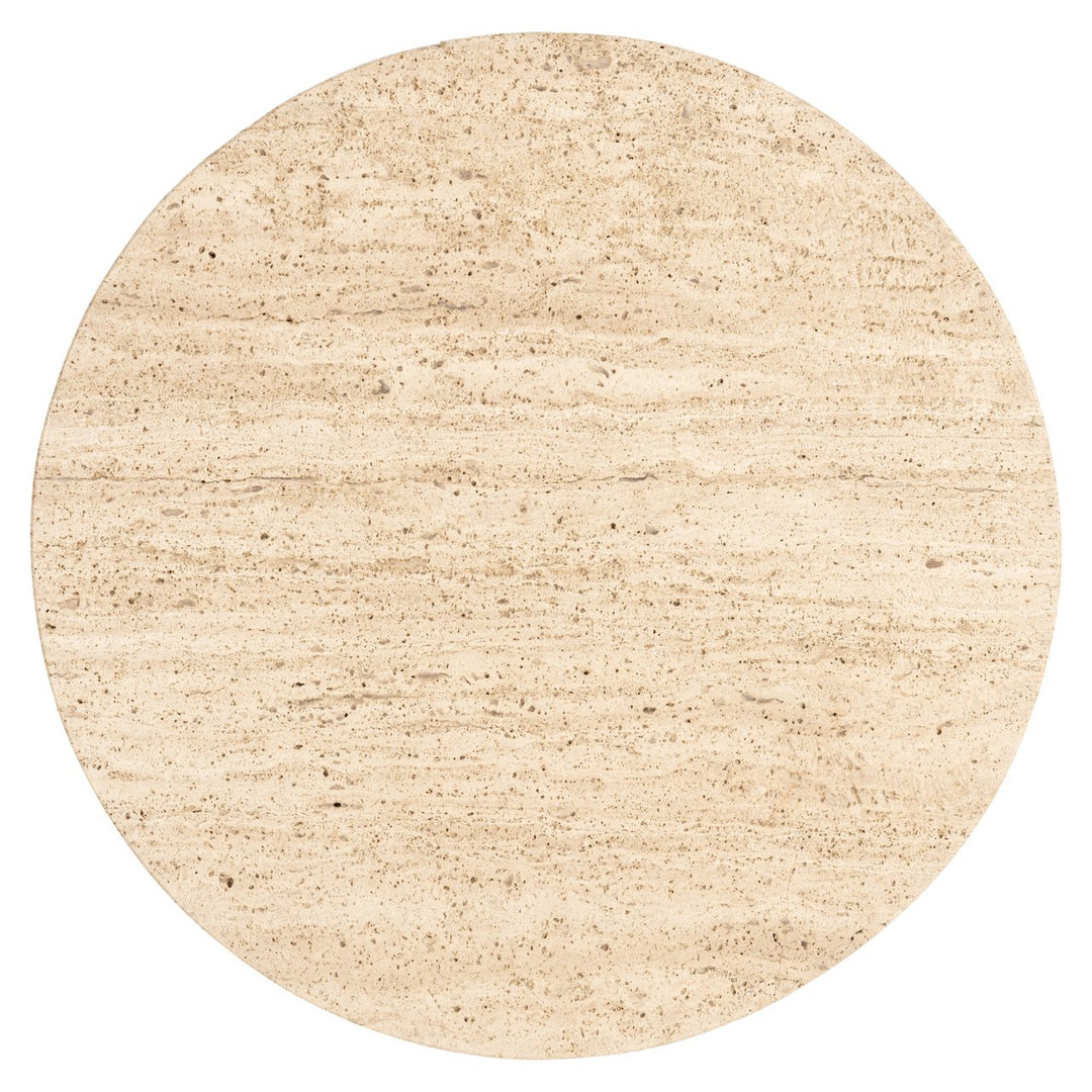 Bijzettafel Hampton dark brown 45Ø
