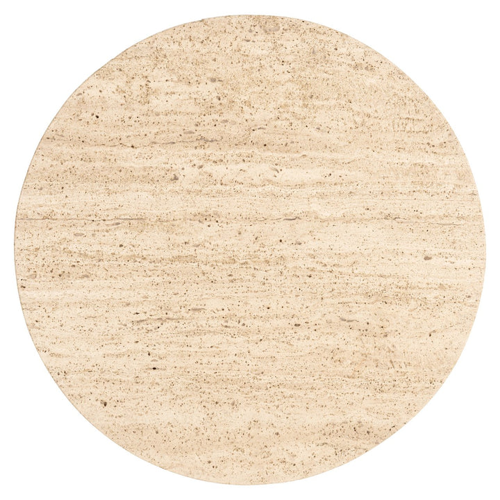 Bijzettafel Hampton dark brown 45Ø
