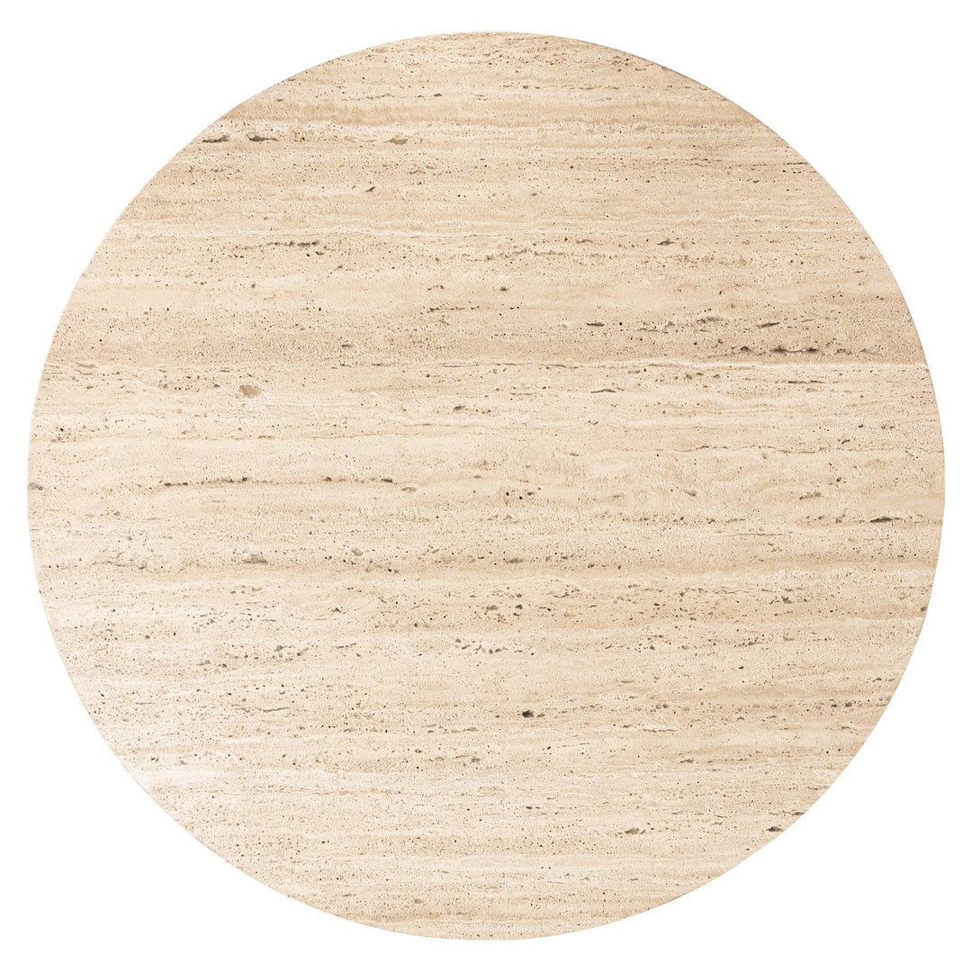 Salontafel Hampton dark brown 90Ø