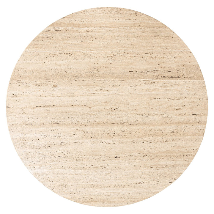 Salontafel Hampton dark brown 90Ø