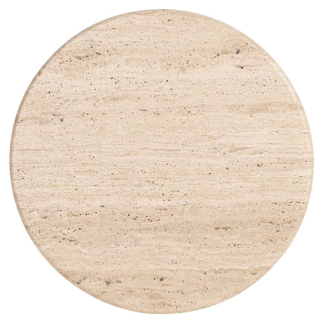 Bijzettafel Douglas brown 50Ø