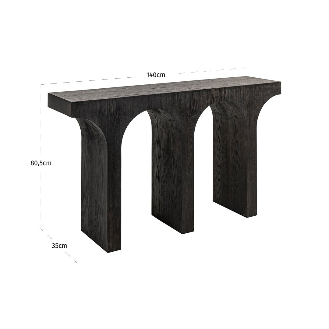 Console Ashford dark brown