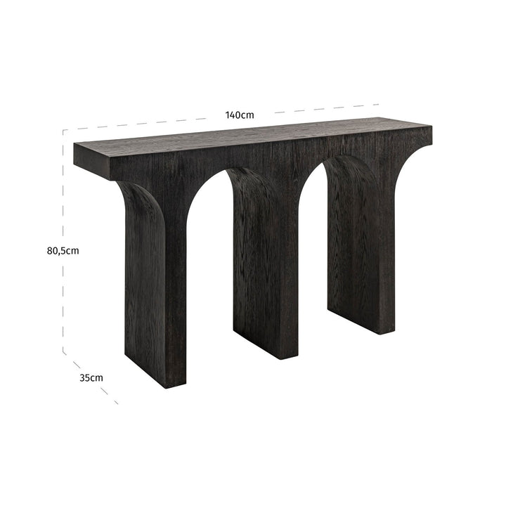 Console Ashford dark brown