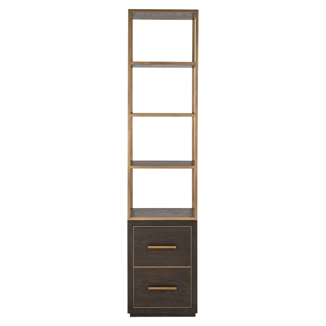 Wandkast Carter brown small 2-drawers