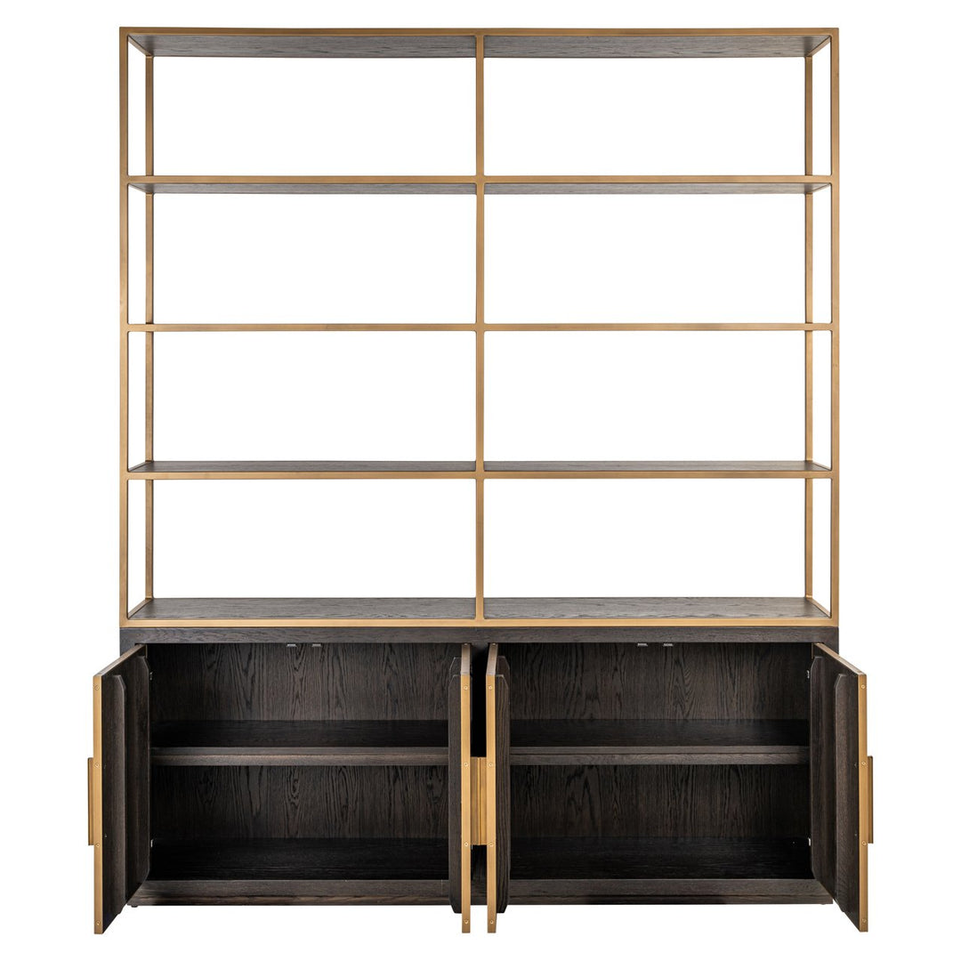 Wandkast Carter brown large 4-doors