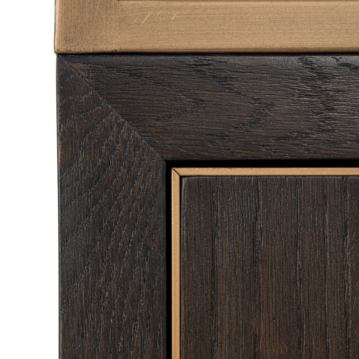 Wandkast Carter brown large 4-doors