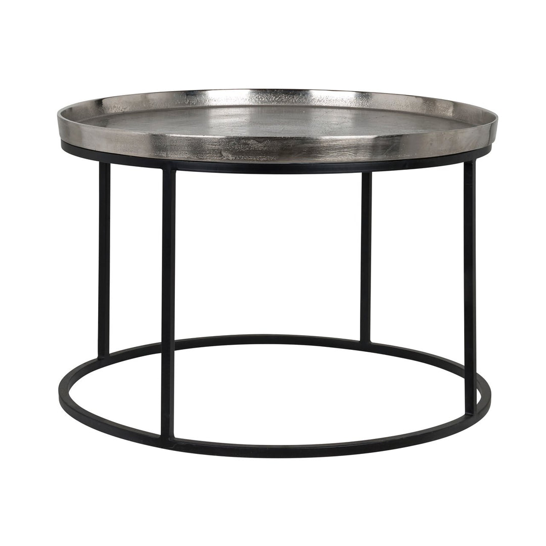 Salontafel Lyam silver 70Ø