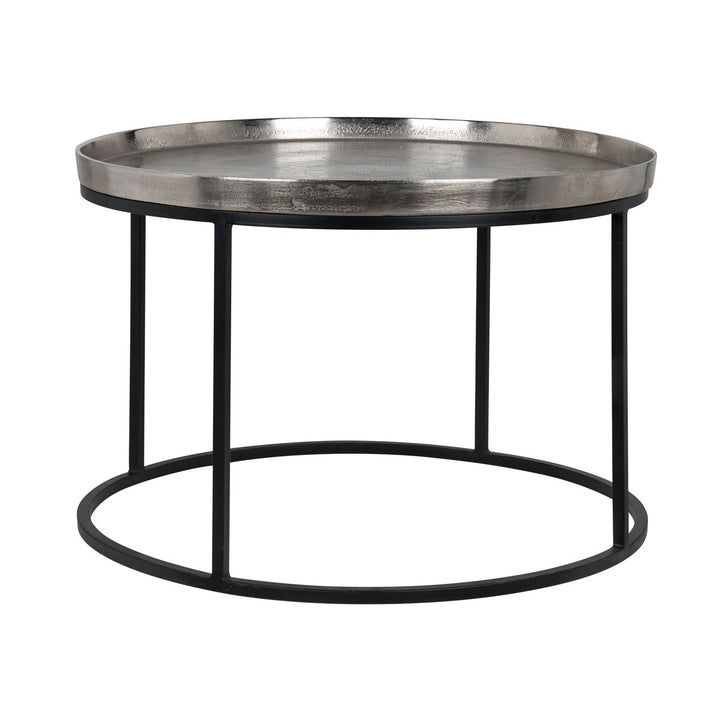 Salontafel Lyam silver 70Ø