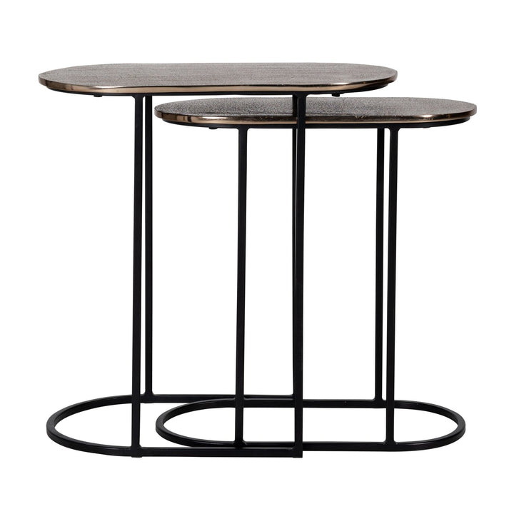 Bijzettafel Chandon champagne gold (Set of 2)