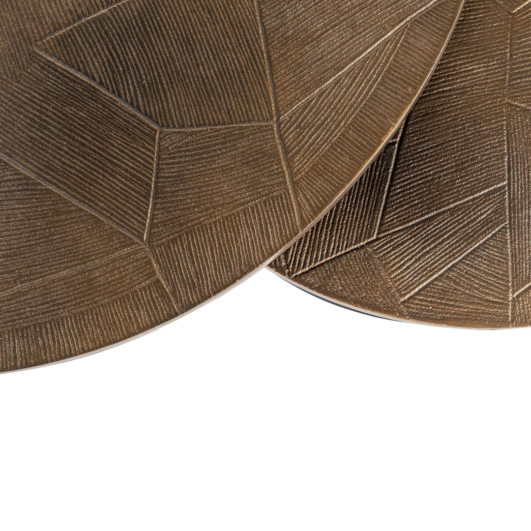 Salontafel Tulum brushed gold (Set of 2)